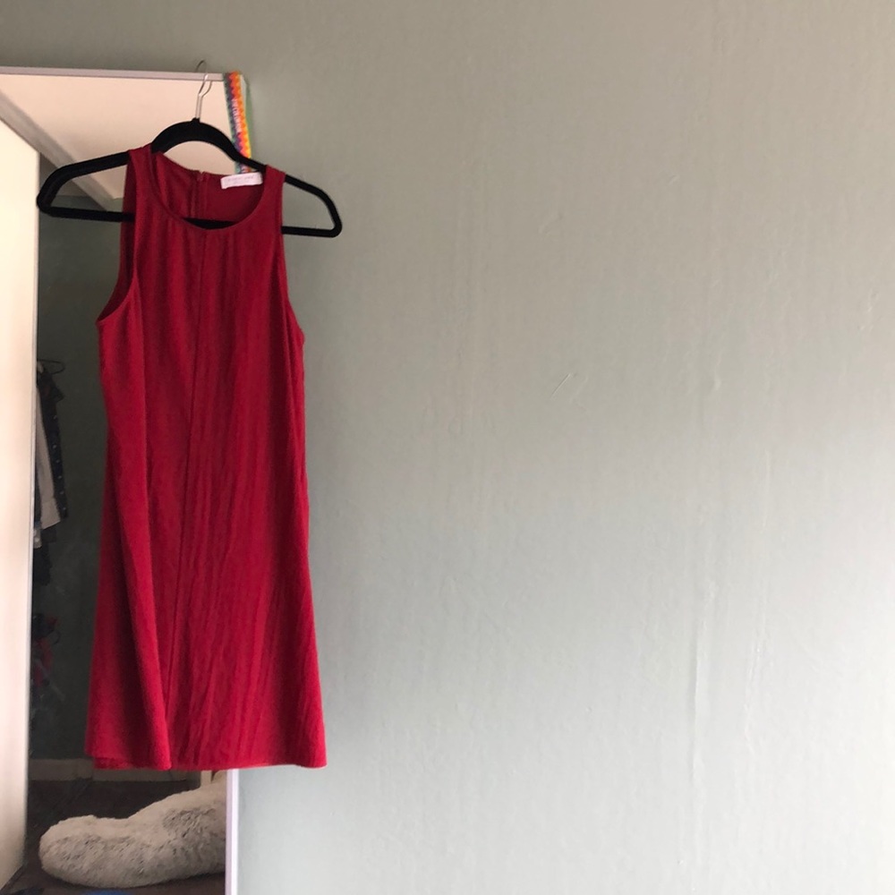 Beautiful red shift dress by Everlane